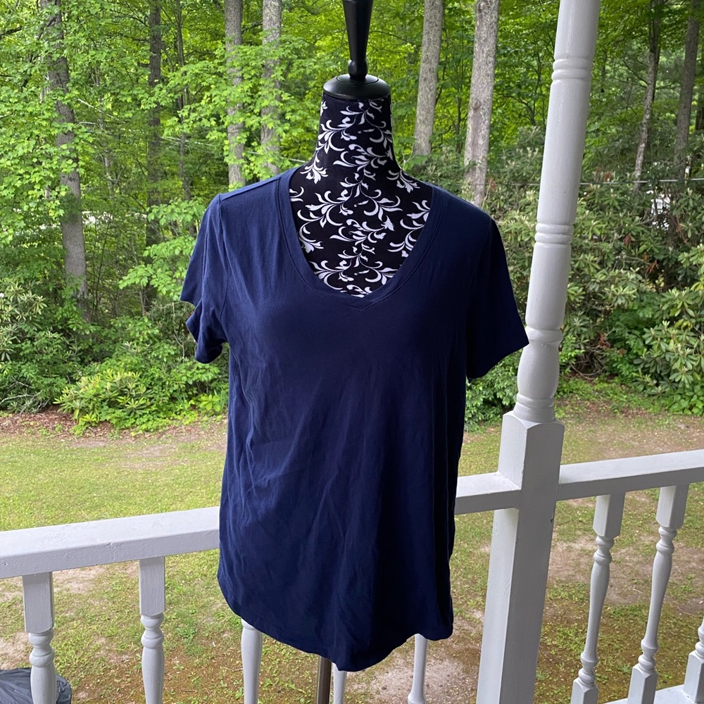 Old Navy Everywear Women's V-Neck Short Sleeve Tee Size Large